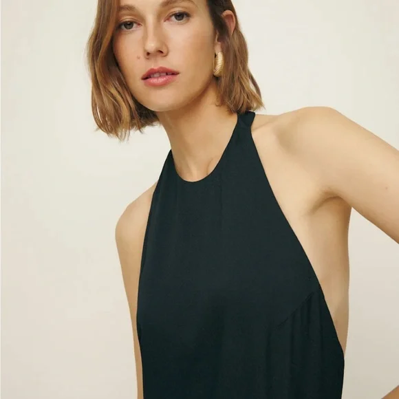 Reformation Avielle Dress (Black) - Picture 4 of 6